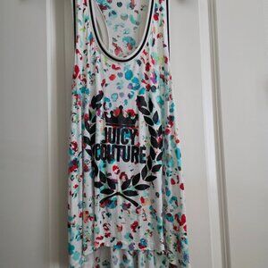 Y2K BRAND JUICY COUTURE TIE DYE COLORFUL TANK TOP (L)